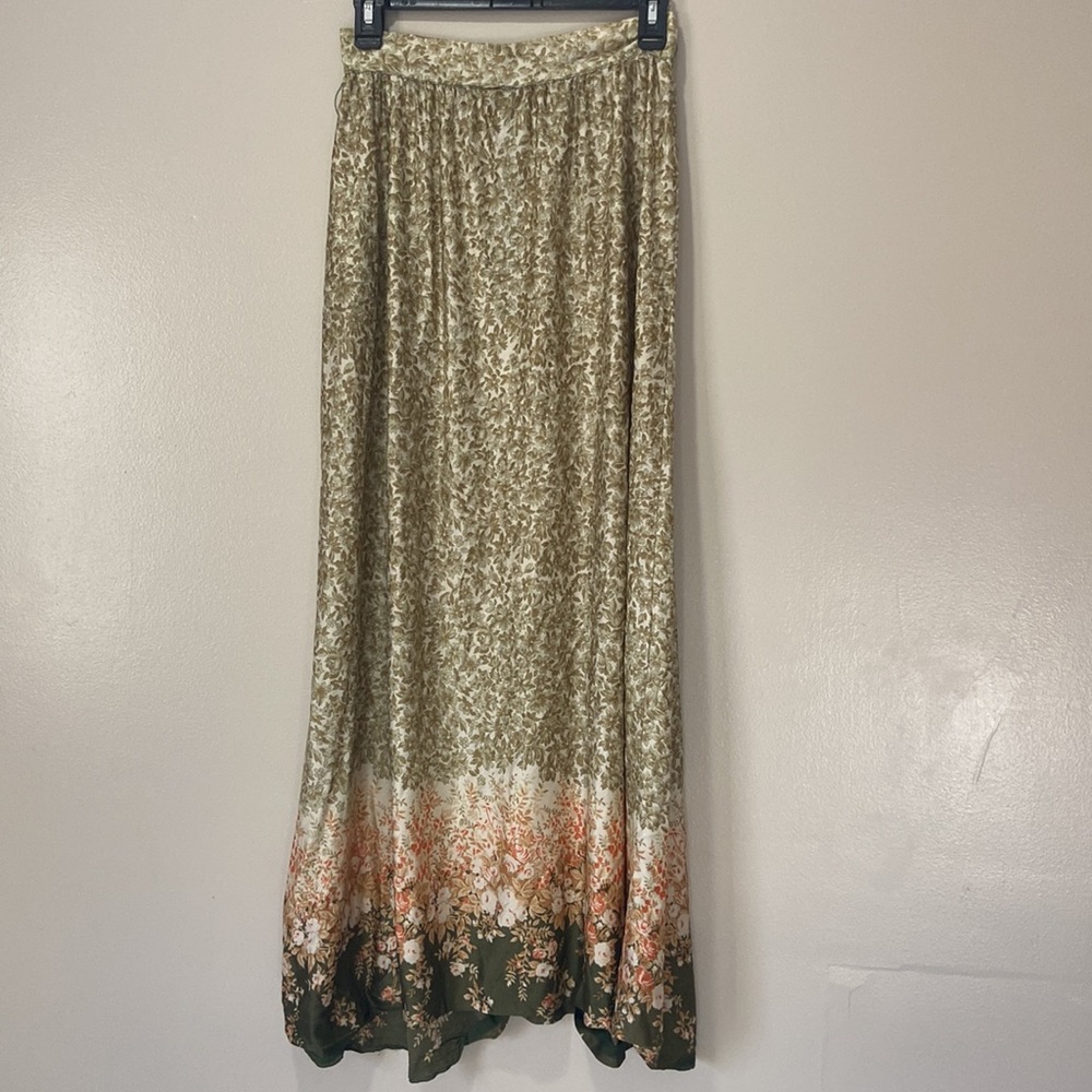 Vintage Floral Maxi Skirt